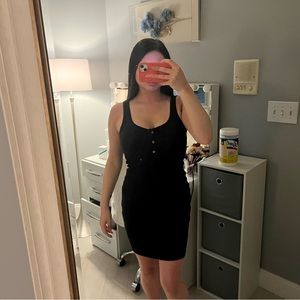 Ribbed bodycon dress